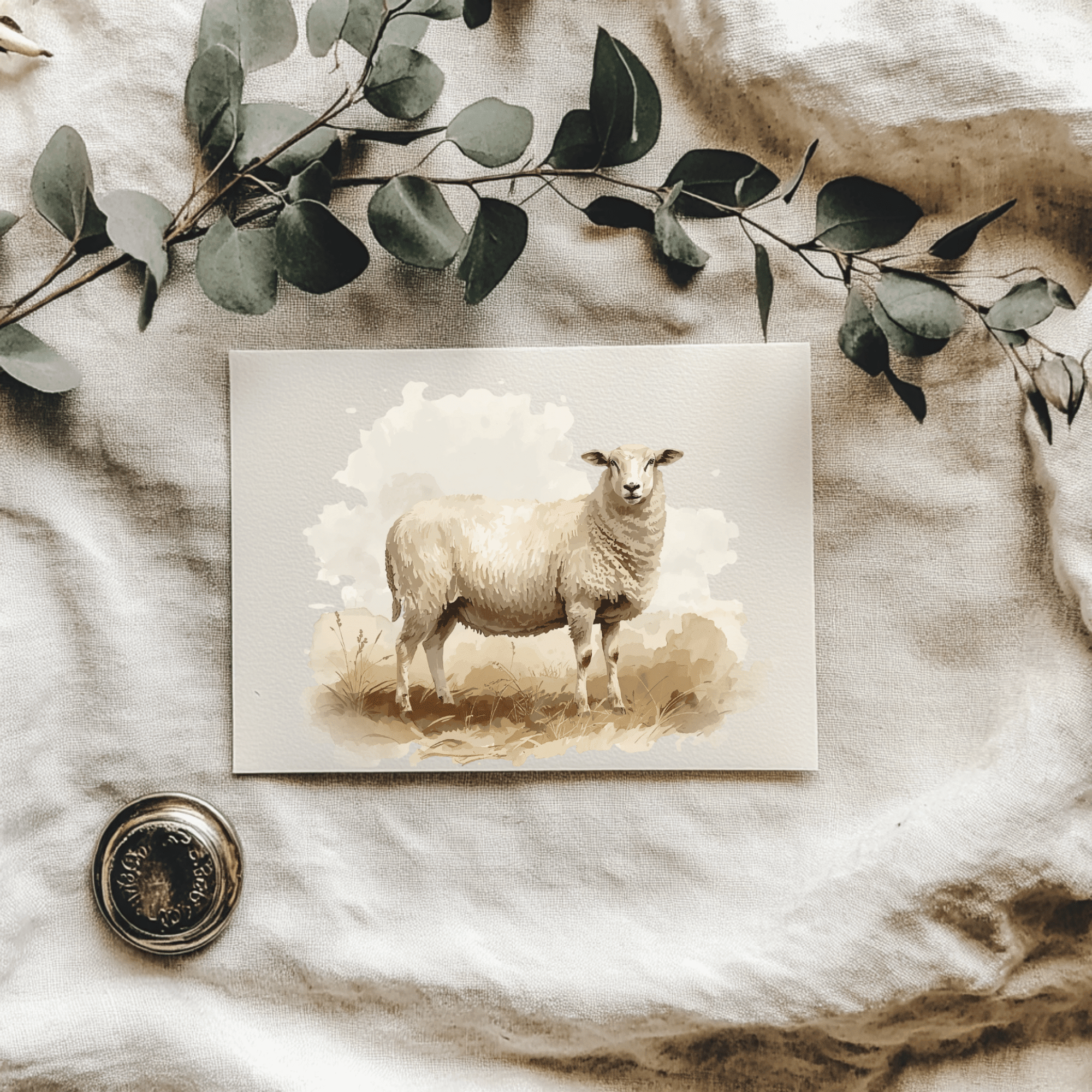 The Heritage Farmyard Blank Art Card Set (Pack of 5) - Willow and Wag