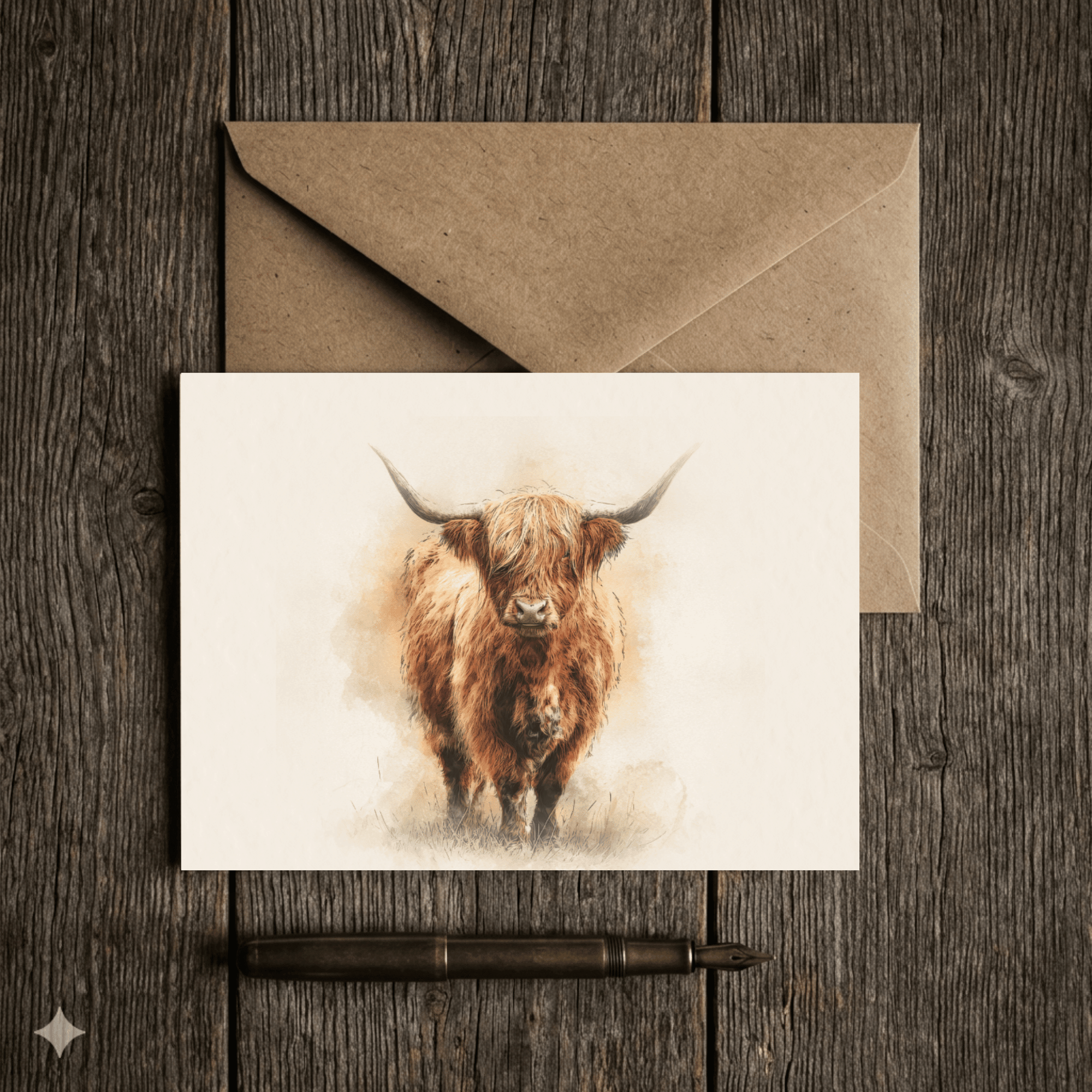 The Heritage Farmyard Blank Art Card Set (Pack of 5) - Willow and Wag